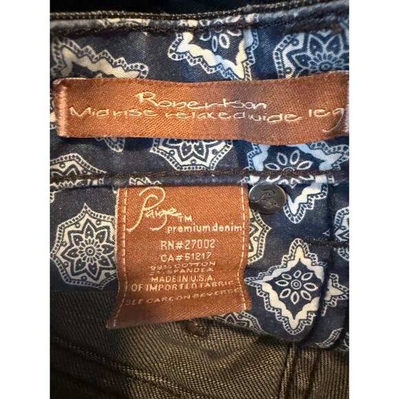 Paige Robertson Mid rise relaxed wide leg jeans Size 26 - Picture 3 of 4